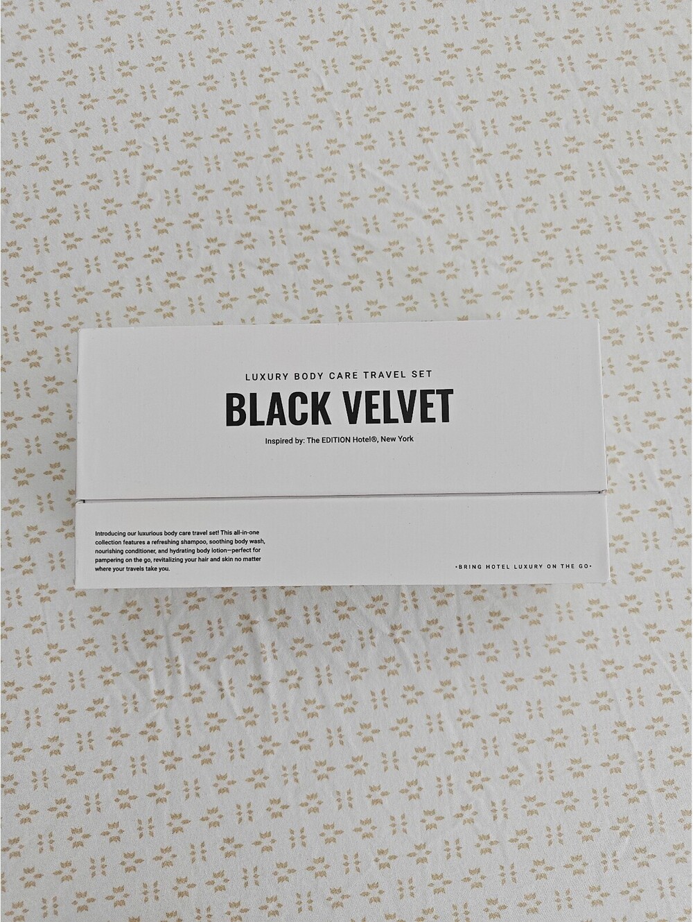 Hotel collection | Black Velvet Luxury Body Care Travel Set | 4-Piece